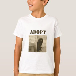 Camiseta Adote o cão disperso
