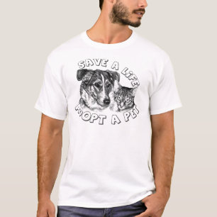 Camiseta Adote um animal de estimação