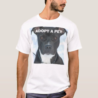 CAMISETA ADOTE UM ANIMAL DE ESTIMAÇÃO