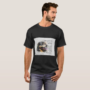 Camiseta Adote um animal de estimação do abrigo - cão de