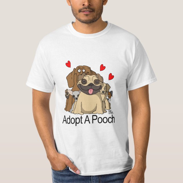 Camiseta Adote um cão (Frente)