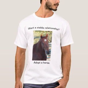 Camiseta Adote um cavalo
