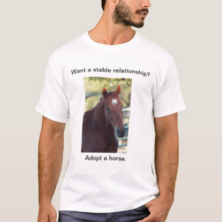 Camiseta Adote um cavalo