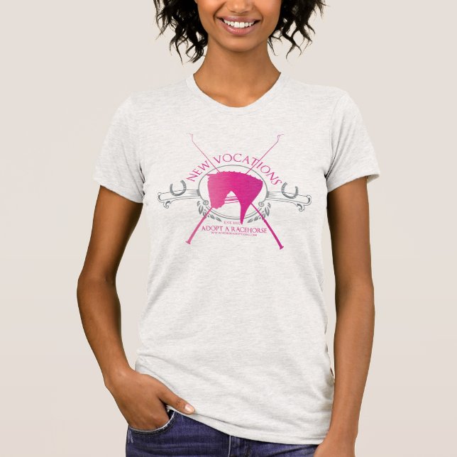 Camiseta Adote um cavalo de corrida (Frente)