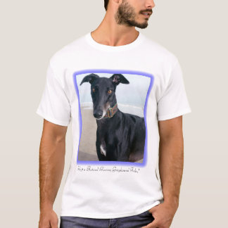 Camiseta Adote um galgo de competência aposentado hoje