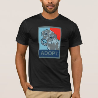 Camiseta Adote um t-shirt do cão