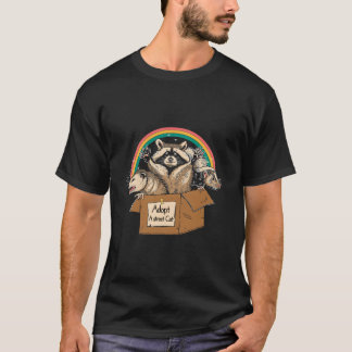Camiseta Adote Uma Rua Ca Gambá Guaxinim Cangambá