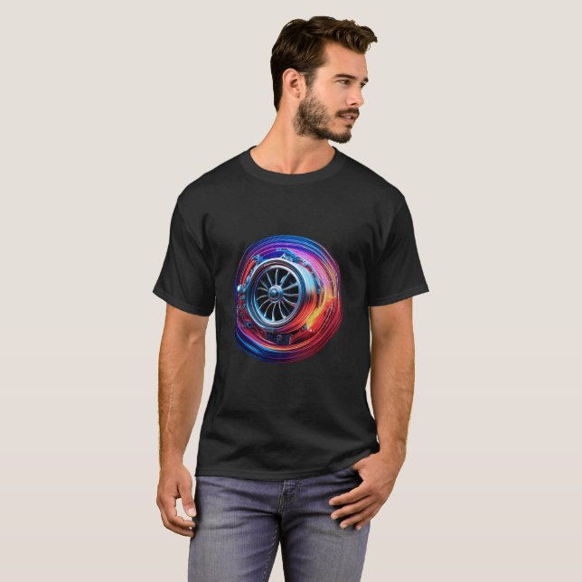 Camiseta Adrenalina turbocarregada (Frente Completa)