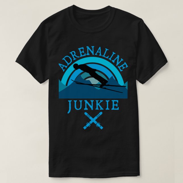 Camiseta Adrenaline Junkie 7 (Frente do Design)