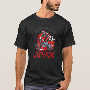Camiseta Adrenaline Junkie Motocross Racing Mx Motocross