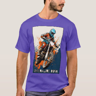 Camiseta Adrenaline Rush Dirt Andando Motocross