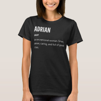 Camiseta Adrian Noun Uma Mulher Excepcional