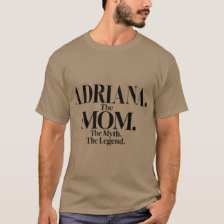 Camiseta Adrianahe Mãehe Mítica Lenda Adriana Nome Engraçad