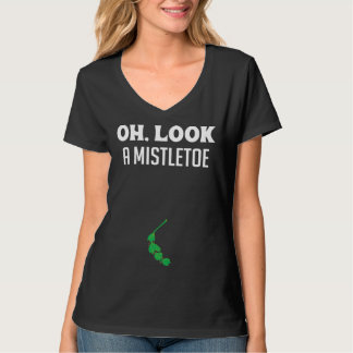 Camiseta Adult Humor Christmas Mistletoe Dirty Santa Under