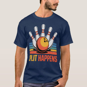 Camiseta Adult Split Acontece Boliche- Equipe de Boliche Ad