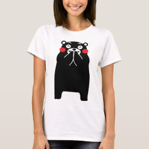 Camiseta Adulta Feminina com Kumamon na frente