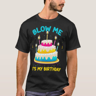 Camiseta Adulto Aniversário Me Explode É Meu Aniversário En