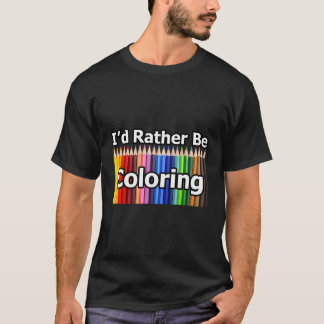Camiseta Adulto Colorido Presente Eu Preferencialmente Colo