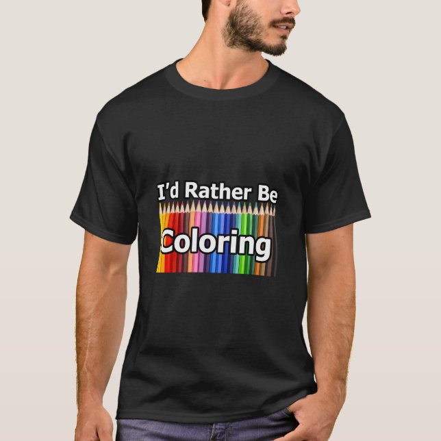Camiseta Adulto Colorido Presente Eu Preferencialmente Colo (Frente)