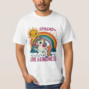 Camiseta Adulto de amor e gentileza