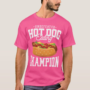 Camiseta Adulto de Cachorro Quente Inderrotado Amigo de Cac
