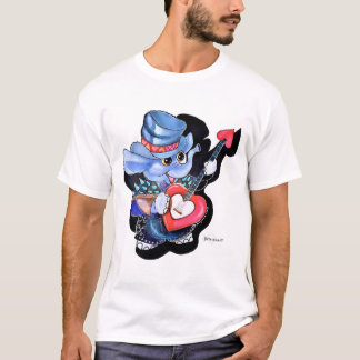 Camiseta Adulto de Guitarra Metálica (cores claras)