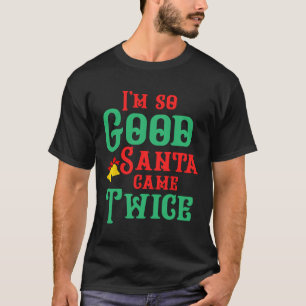 Camiseta Adulto de Natal Inadequado, Sujo e Sujo