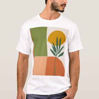 camiseta adulto planta boho