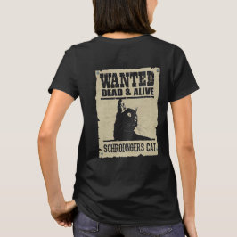 Camiseta Adulto Schrodinger's Cat - Dark - Back