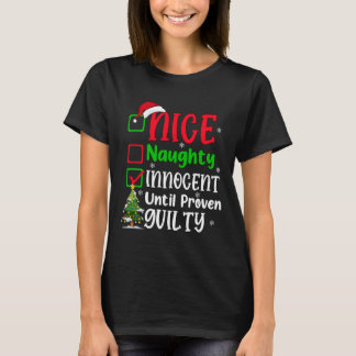 Camiseta Adultos De Natal Inocentes E Inocentes, Engraçados