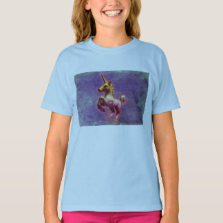 Camiseta Adultos do fato do unicórnio ou miúdos (névoa