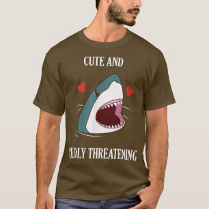 Camiseta Adultos e Crianças de Tubarões, Cuta e Ligeirament