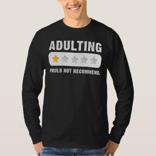 Camiseta Adultos Não Recomendam Ditos Engraçados Adultin