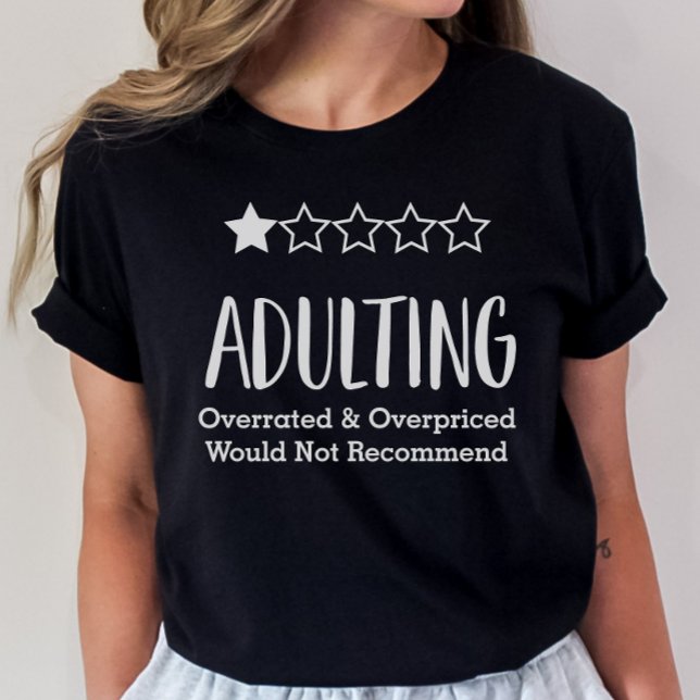 Camiseta Adultos Não Recomendariam Camisa, Coisa Engraçada (Criador carregado)