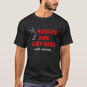 Camiseta Adultos São Apenas Crianças Com Gráfico De Ilustra
