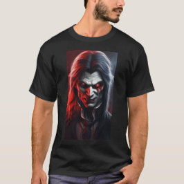 Camiseta Adultos vampiros de halloween sem morte humanoide 