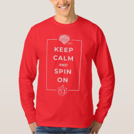 Camiseta Adults' Long-Sleeve Hanukkah Shirt - "Keep Calm"