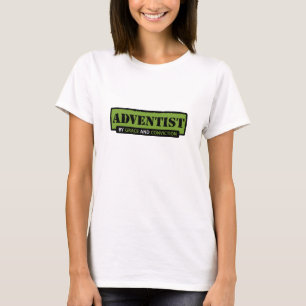 Camiseta Adventist pela benevolência e pela convicção