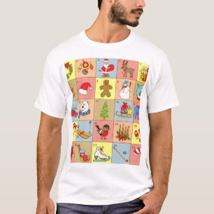 Camiseta Advento de Natal: Coleção de Elementos de Portas