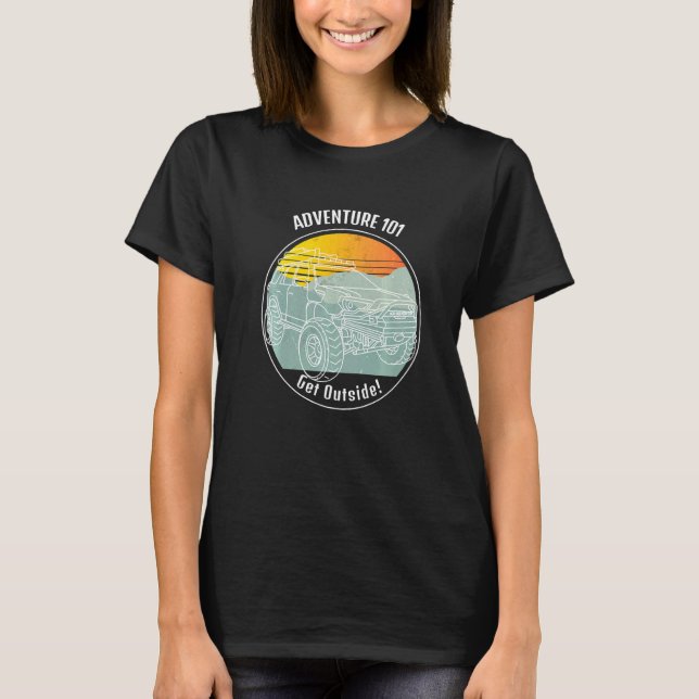Camiseta Adventure 101 4runner Em Belo Exterior (Frente)