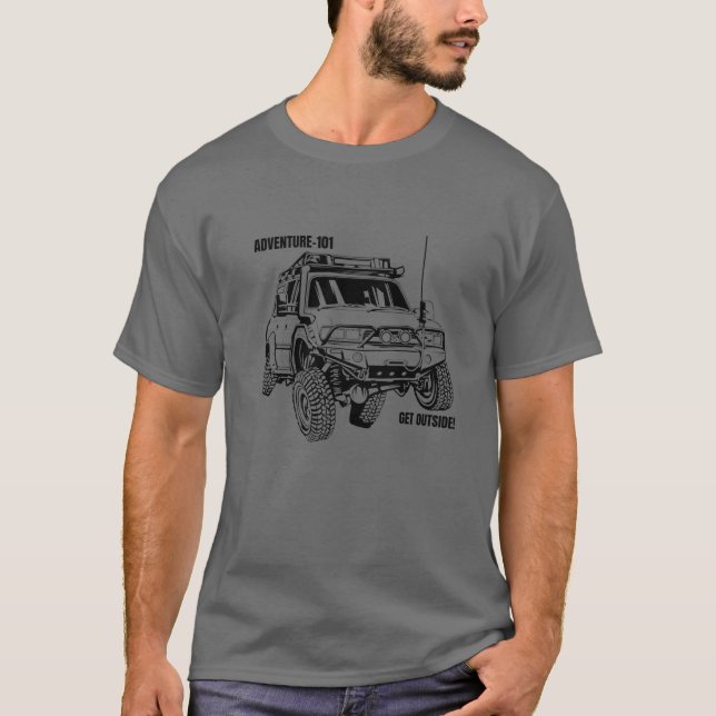 Camiseta Adventure 101 80 Series Cruiser (Frente)