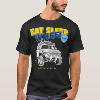 Camiseta Adventure 101 EAT SLEEP REPEAT FJ Cruiser cl