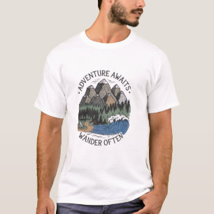 Camiseta Adventure Aguarda: Vende frequentemente