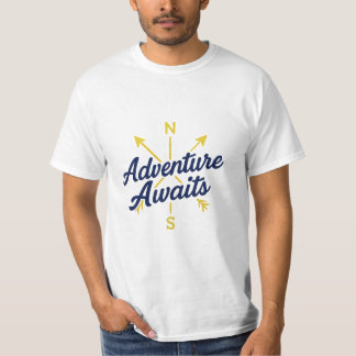 Camiseta Adventure Aguarda Viagem Cotação T-Shirt