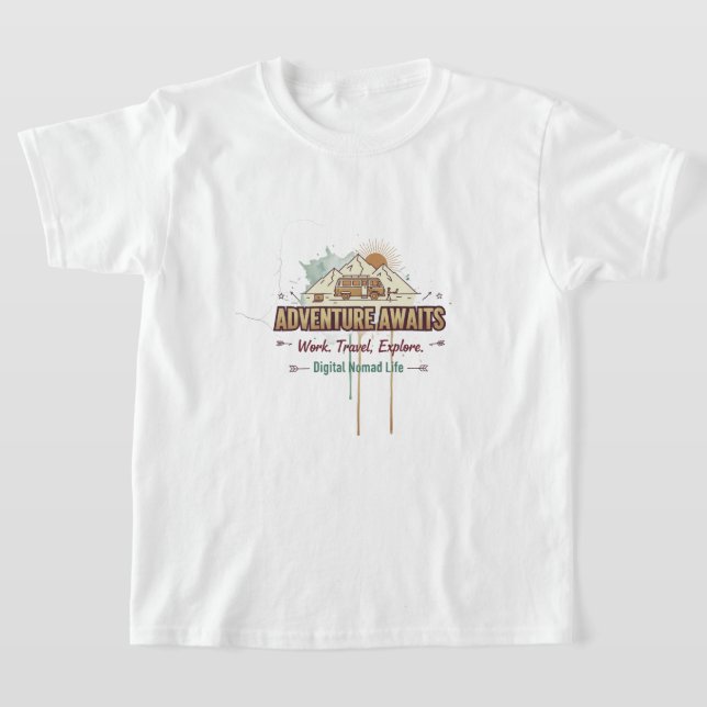 Camiseta Adventure Awaits  (Postura )