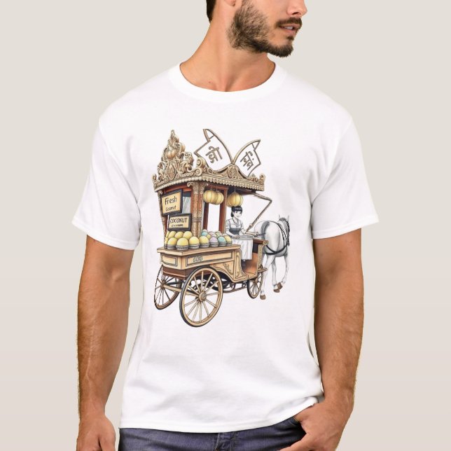 Camiseta Adventure de caminhão do Sorvete (Frente)