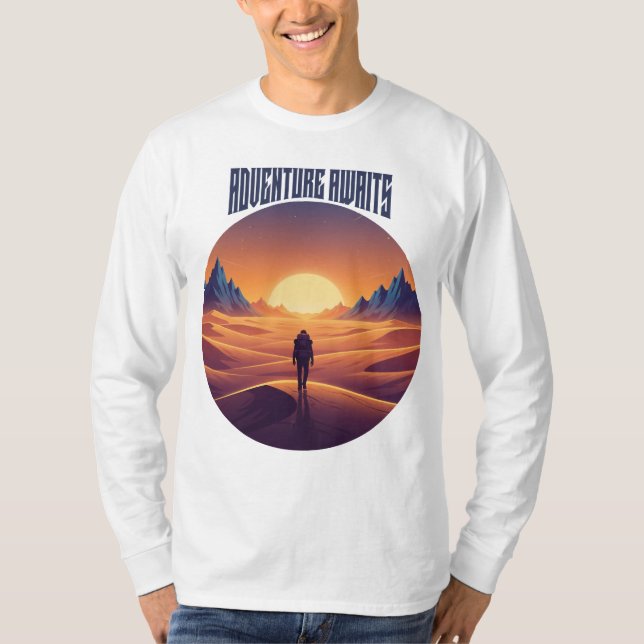 Camiseta Adventure Desert Tee — Perseguindo Dunes & Desert  (Frente)