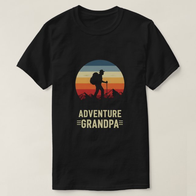 Camiseta Adventure Grandpa (Frente do Design)