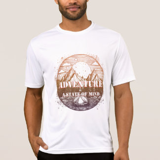 Camiseta Adventure Hiking, Adventure é um estado mental