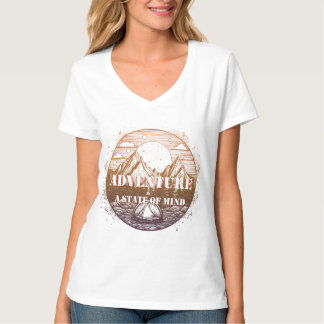 Camiseta Adventure Hiking, Adventure é um estado mental
